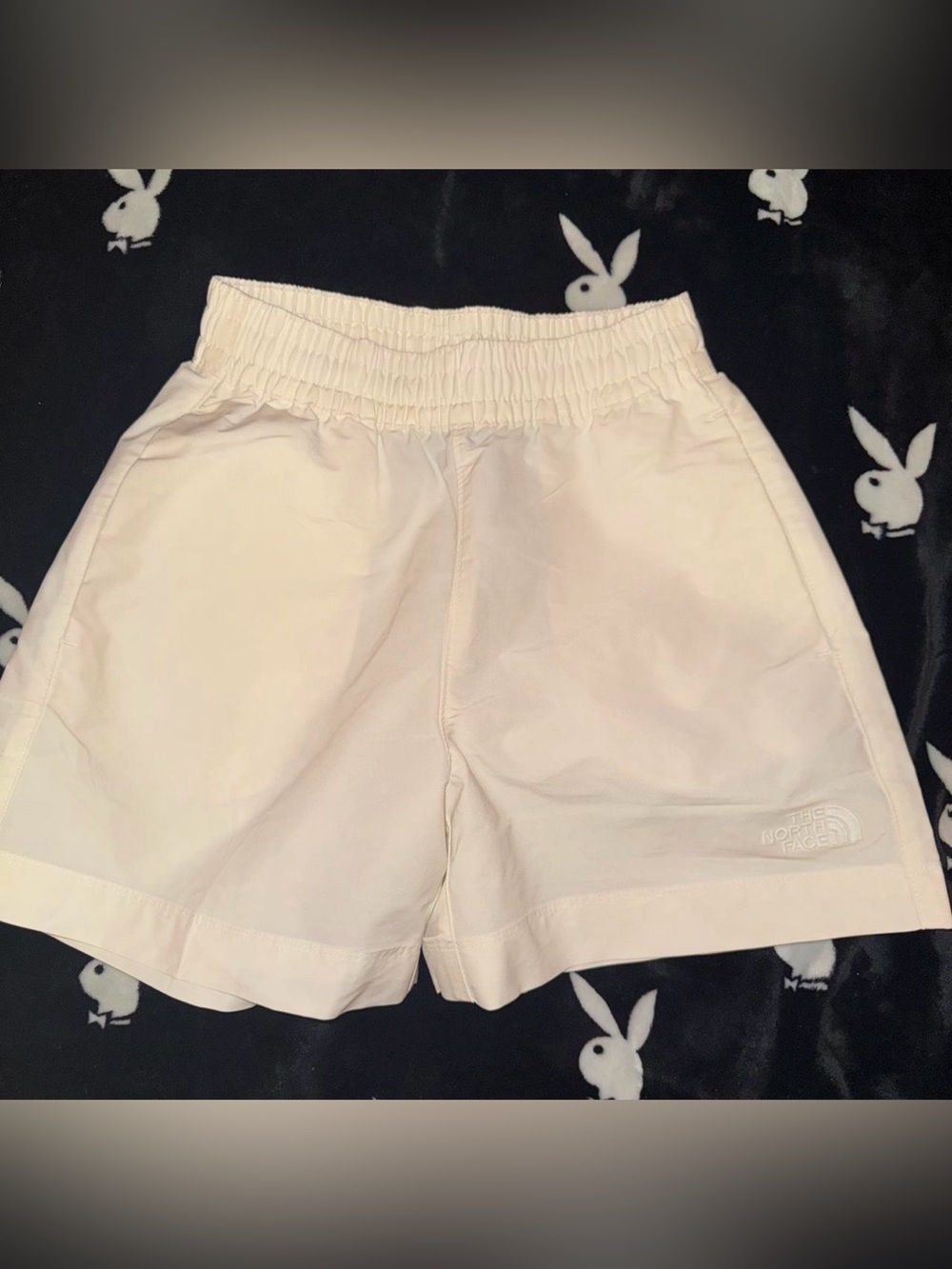 The North Face Cream Elastic-Waist Kids Shorts